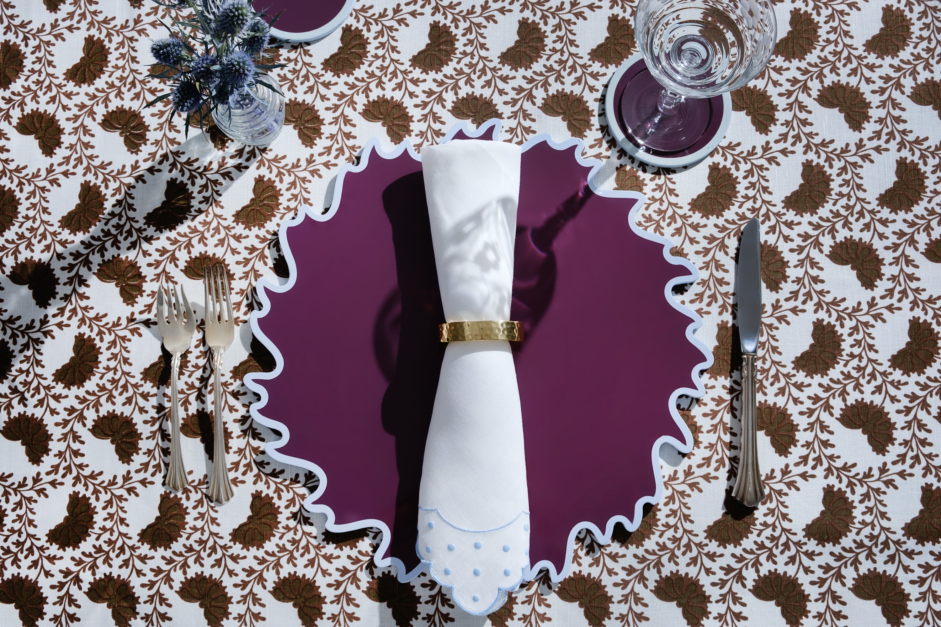 The Conanicut Coaster - Grosvenor (set of four) – Doty Bennett